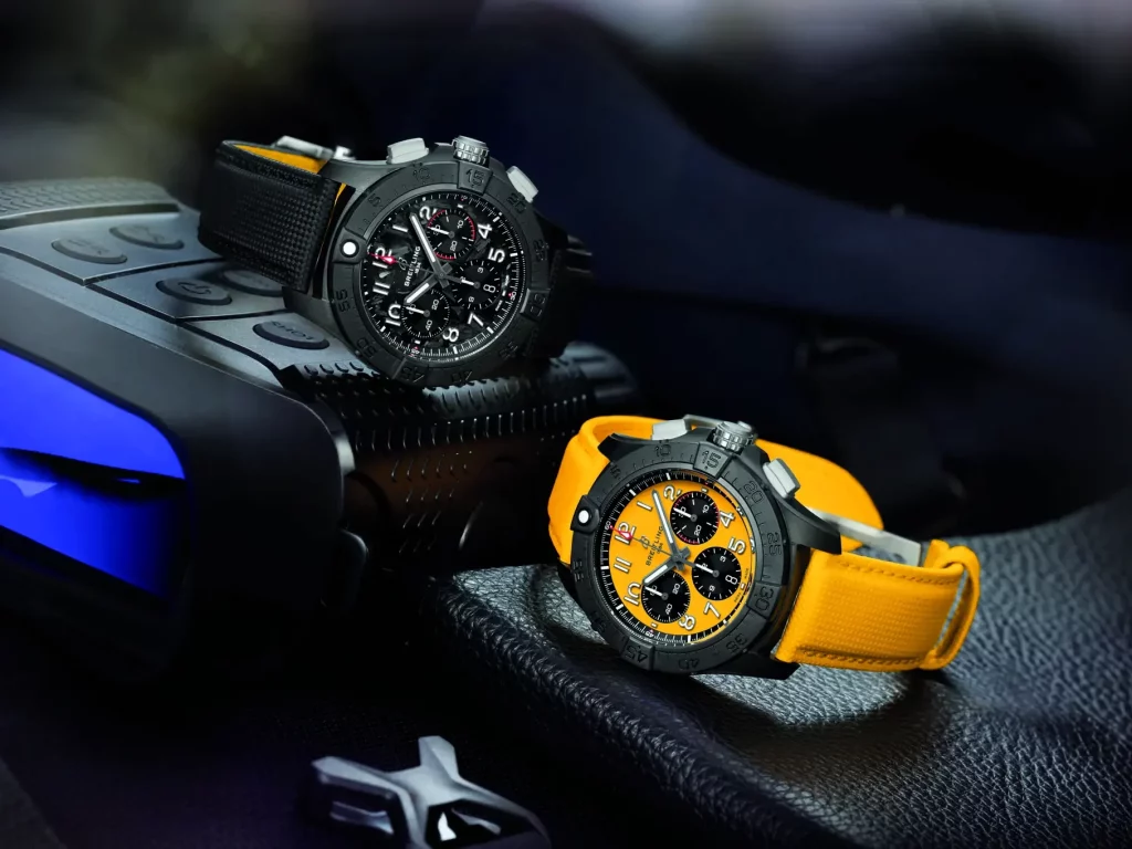 Deux montres Breitling-faces-avant